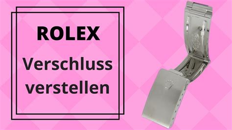 rolex oyster schließe verstellen